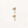Boucles d’oreilles Ovalette en métal, perles et cristaux Swarovski® Boucles d’oreilles Ovalette en métal, perles et cristaux Swarovski®