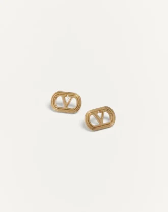 Boucles d&rsquo;oreilles Ovalette en métal Valentino Garavani