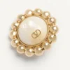 Boucles d&rsquo;oreilles Pas Plus en métal et perles