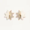 Boucles d&rsquo;oreilles Pas Plus en métal, émail et cristaux Swarovski®