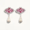 Boucles d’oreilles Pas Plus en métal, résine, émail et cristaux Boucles d’oreilles Pas Plus en métal, résine, émail et cristaux