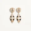 Boucles d’oreilles Pas Plus en métal, résine, émail et cristaux Swarovski® Boucles d’oreilles Pas Plus en métal, résine, émail et cristaux Swarovski®