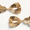 Boucles d’oreilles Pas Plus en métal, résine, émail et cristaux Swarovski® Boucles d’oreilles Pas Plus en métal, résine, émail et cristaux Swarovski®