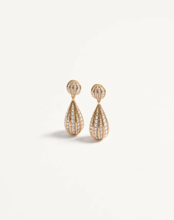 Boucles d’oreilles Poetiques Des Gouttes en métal et cristaux Swarovski® Boucles d’oreilles Poetiques Des Gouttes en métal et cristaux Swarovski®