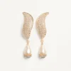 Boucles d’oreilles Poétique des Gouttes en métal, perles et cristaux Swarovski® Boucles d’oreilles Poétique des Gouttes en métal, perles et cristaux Swarovski®