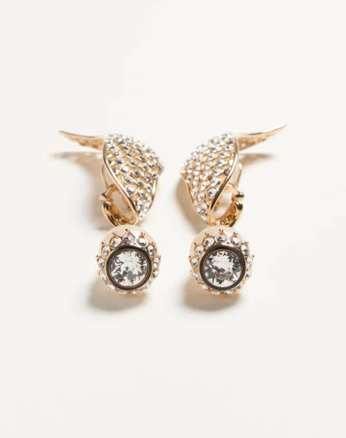 Boucles d’oreilles Poétique des Gouttes en métal, perles et cristaux Swarovski® Boucles d’oreilles Poétique des Gouttes en métal, perles et cristaux Swarovski®