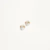 Boucles d&rsquo;oreilles VLogo Signature en métal et perles