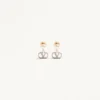 Boucles d’oreilles Vlogo Signature en métal, perles et cristaux Swarovski® Boucles d’oreilles Vlogo Signature en métal, perles et cristaux Swarovski®