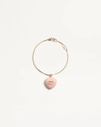 Bracelet Coeur Royal en métal et émail Bracelet Coeur Royal en métal et émail