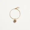 Bracelet Coeur Royal en métal, émail et cristaux Swarovski® Bracelet Coeur Royal en métal, émail et cristaux Swarovski®