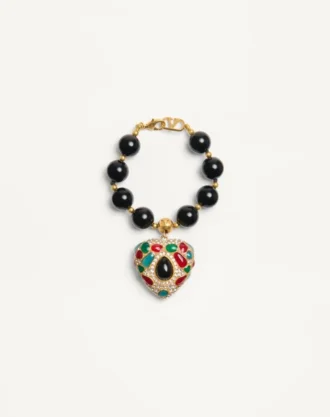 Bracelet Coeur Royal en métal, résine, émail et cristaux Swarovski®