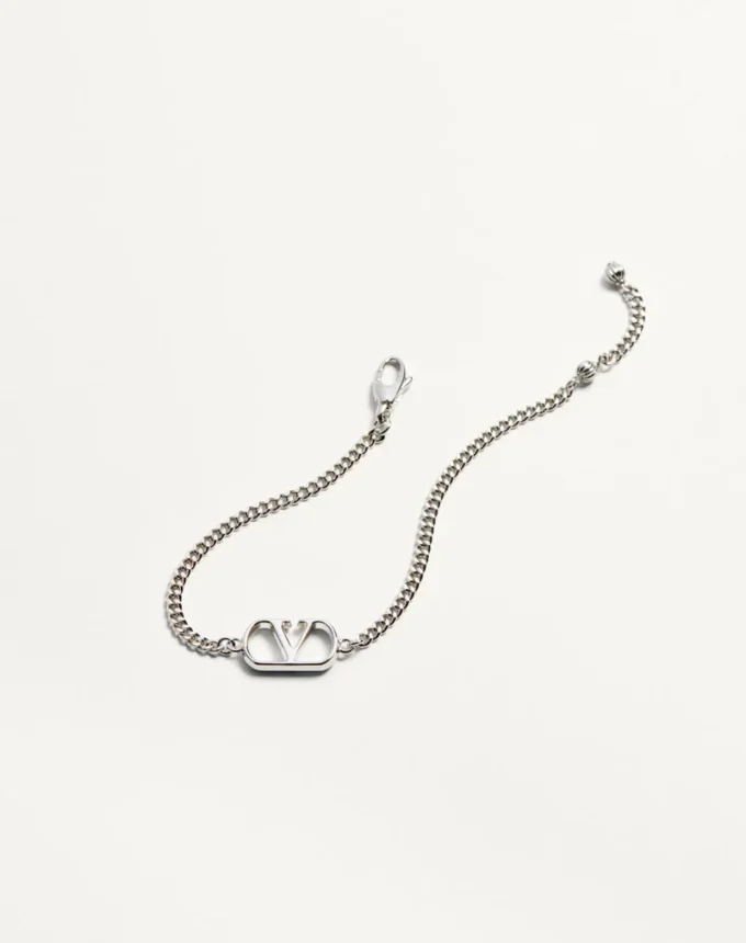 Bracelet métallique Valentino Garavani Vlogo Signature