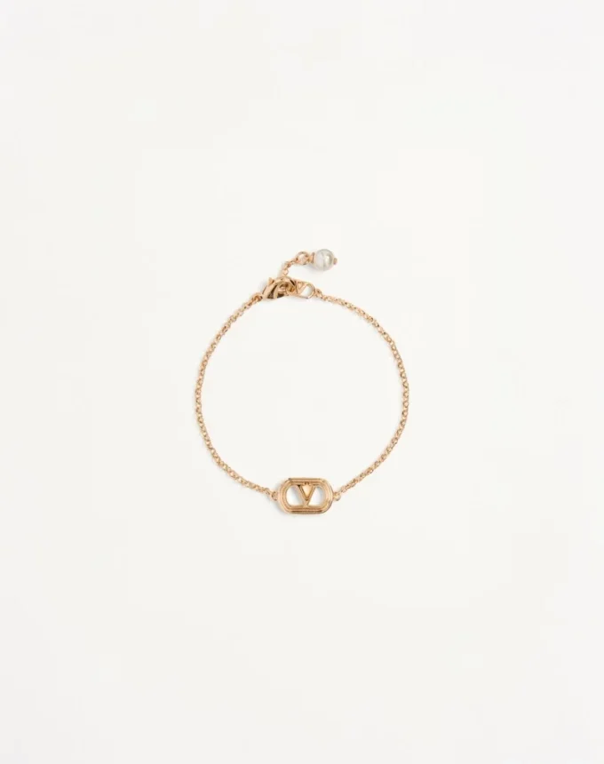 Bracelet ovale en métal et perles Swarovski® Bracelet ovale en métal et perles Swarovski®
