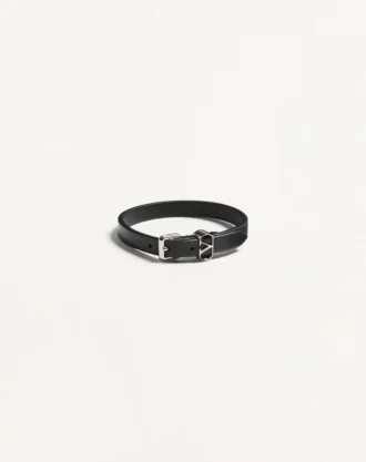 Bracelet Ovalette en cuir de veau Valentino Garavani
