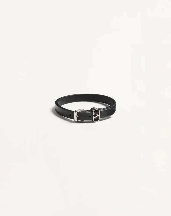 Bracelet Ovalette en cuir de veau Valentino Garavani Bracelet Ovalette en cuir de veau Valentino Garavani
