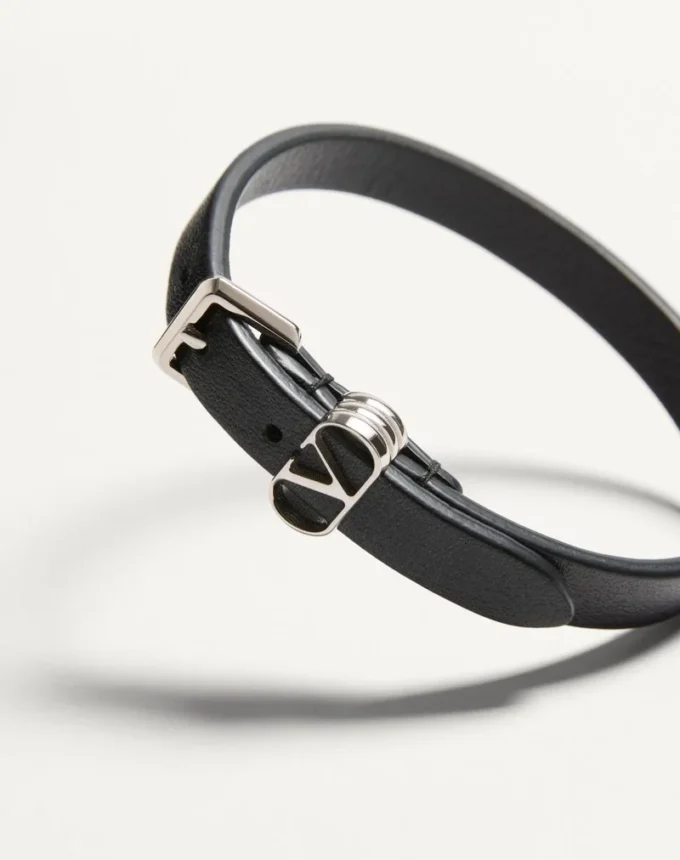 Bracelet Ovalette en cuir de veau Valentino Garavani Bracelet Ovalette en cuir de veau Valentino Garavani
