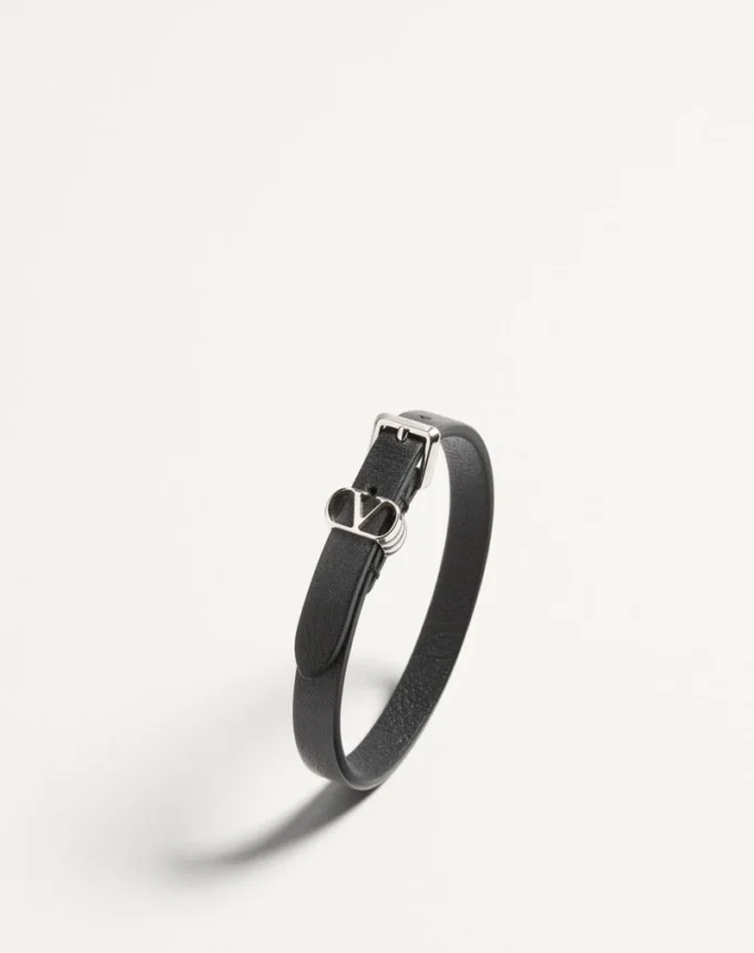 Bracelet Ovalette en cuir de veau Valentino Garavani Bracelet Ovalette en cuir de veau Valentino Garavani