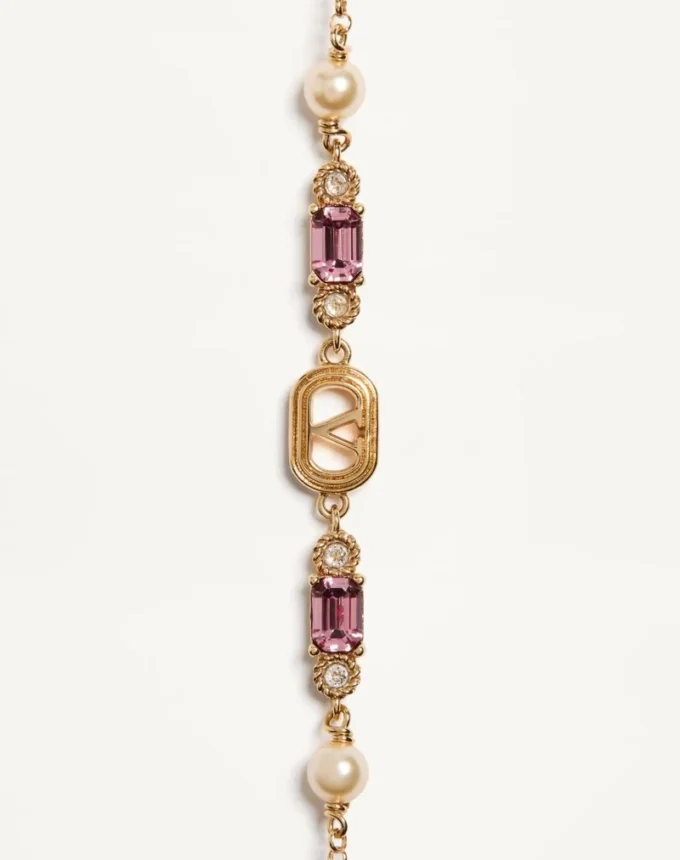 Bracelet Ovalette en métal, perles et cristaux Swarovski® Bracelet Ovalette en métal, perles et cristaux Swarovski®