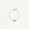 Bracelet Vlogo Signature en métal, perles et cristaux Swarovski® Bracelet Vlogo Signature en métal, perles et cristaux Swarovski®