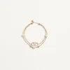 Bracelet Vlogo Signature en métal, perles et cristaux Swarovski® Bracelet Vlogo Signature en métal, perles et cristaux Swarovski®
