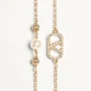 Bracelet Vlogo Signature en métal, perles et cristaux Swarovski® Bracelet Vlogo Signature en métal, perles et cristaux Swarovski®