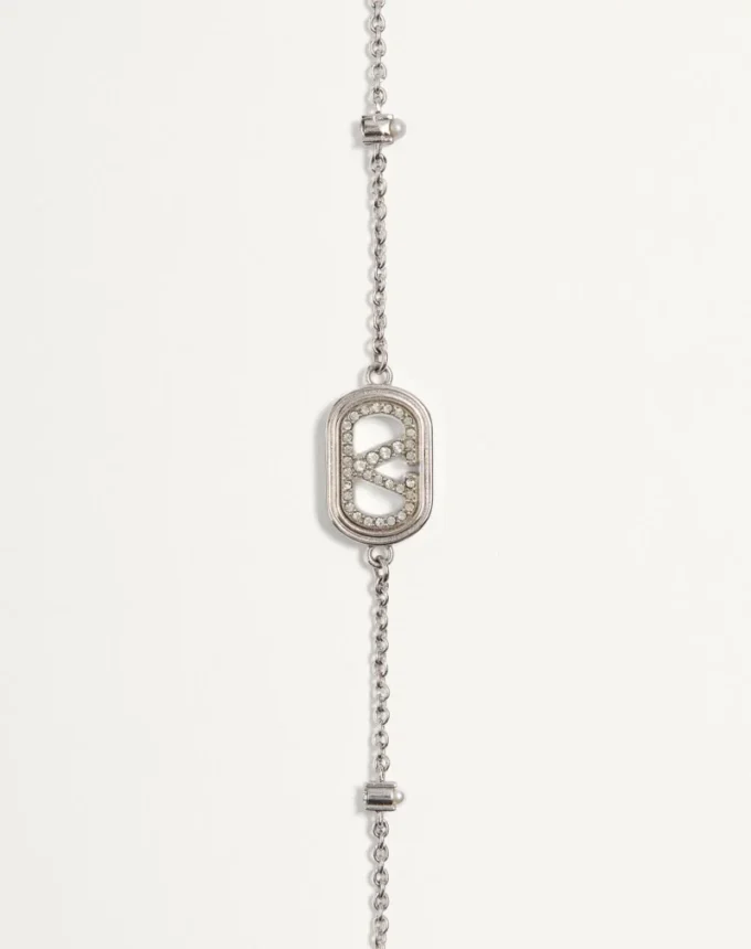 Bracelet Vlogo Signature en métal, perles et cristaux Swarovski® Bracelet Vlogo Signature en métal, perles et cristaux Swarovski®