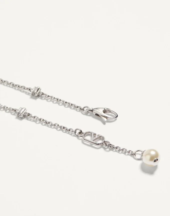 Bracelet Vlogo Signature en métal, perles et cristaux Swarovski® Bracelet Vlogo Signature en métal, perles et cristaux Swarovski®