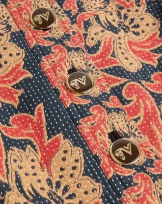 Caban en jacquard floral matelassé Apres L&rsquo;Hiver