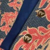 Caban en jacquard floral matelassé Apres L’Hiver Caban en jacquard floral matelassé Apres L’Hiver