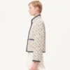 Caban rembourré en jacquard imprimé Cherryfic Caban rembourré en jacquard imprimé Cherryfic