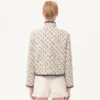 Caban rembourré en jacquard imprimé Cherryfic Caban rembourré en jacquard imprimé Cherryfic