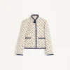 Caban rembourré en jacquard imprimé Cherryfic Caban rembourré en jacquard imprimé Cherryfic