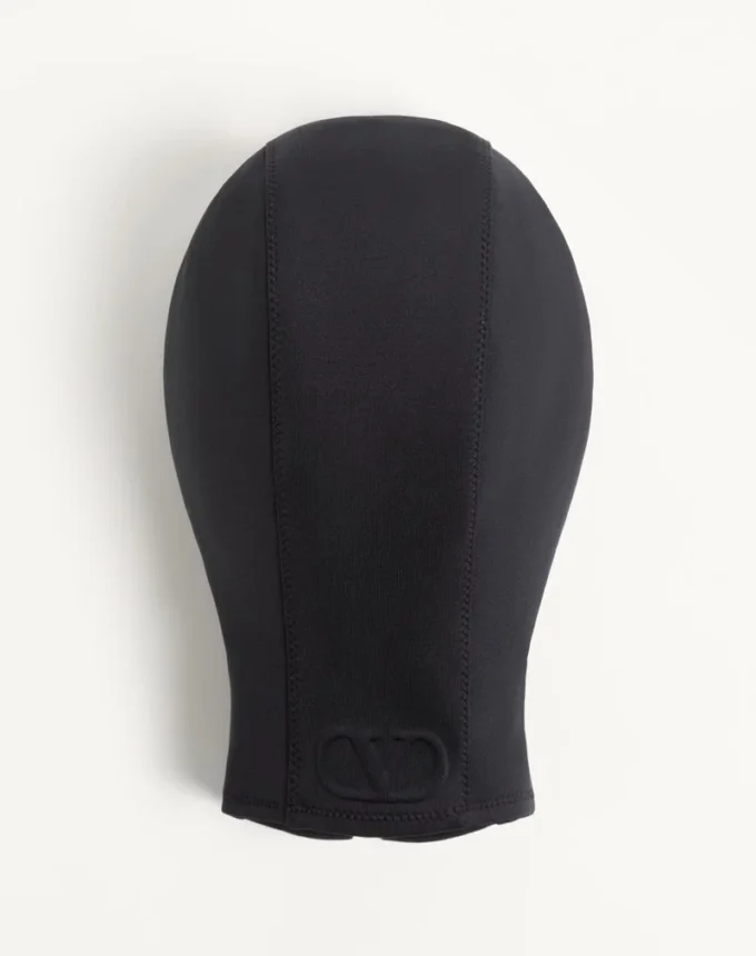 Capuche en jersey VLogo Signature avec fermeture éclair