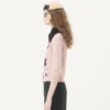 Cardigan avec col en peau lainée Cardigan avec col en peau lainée