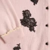 Cardigan avec col en peau lainée Cardigan avec col en peau lainée