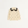 Cardigan en coton brodé Cardigan en coton brodé
