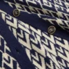 Cardigan en laine avec motif jacquard Toute La V Cardigan en laine avec motif jacquard Toute La V