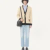 Cardigan en laine Valentino avec broderie VG Cardigan en laine Valentino avec broderie VG