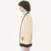 Cardigan en laine Valentino avec broderie VG Cardigan en laine Valentino avec broderie VG