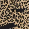 Cardigan en laine Valentino avec imprimé animalier Fauve Eclat Jacquard Cardigan en laine Valentino avec imprimé animalier Fauve Eclat Jacquard