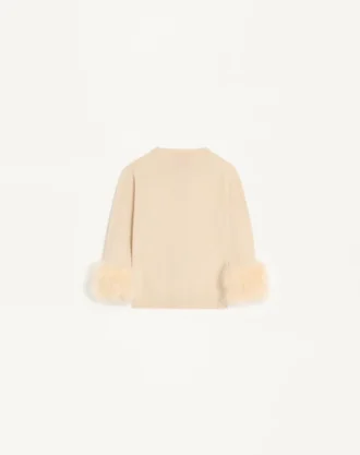 Cardigan à plumes