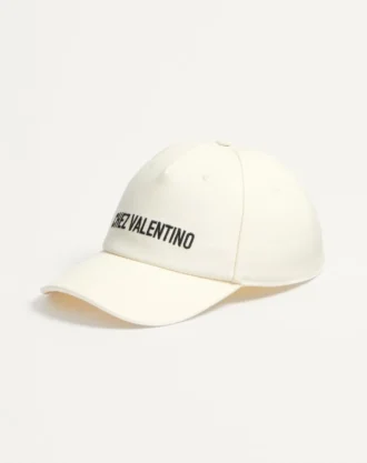 Casquette de baseball en coton brodée Chez Valentino