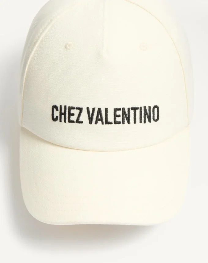 Casquette de baseball en coton Chez Valentino
