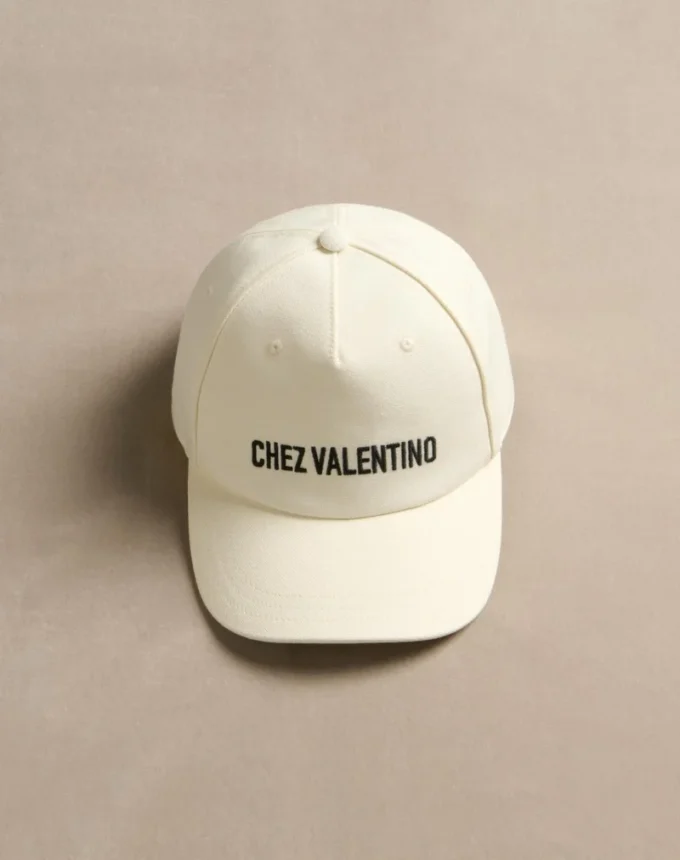 Casquette de baseball en coton Chez Valentino