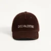 Casquette de baseball en velours brodée Chez Valentino