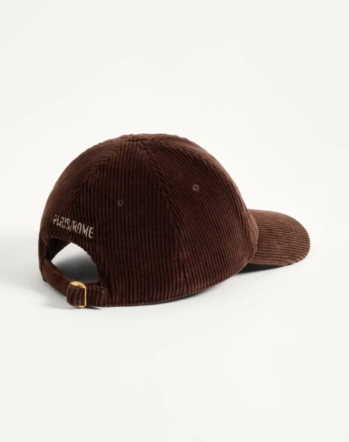 Casquette de baseball en velours brodée Chez Valentino