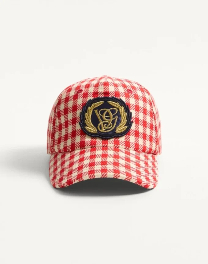 Casquette de baseball Valentino Garavani en coton et laine avec patch Casquette de baseball Valentino Garavani en coton et laine avec patch