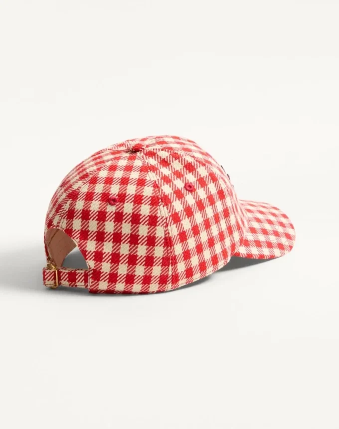 Casquette de baseball Valentino Garavani en coton et laine avec patch Casquette de baseball Valentino Garavani en coton et laine avec patch