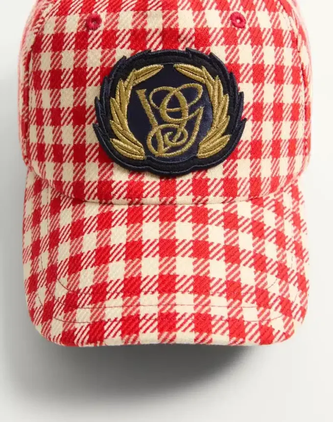 Casquette de baseball Valentino Garavani en coton et laine avec patch Casquette de baseball Valentino Garavani en coton et laine avec patch