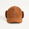 Casquette de baseball Valentino Garavani Vlogo Signature en daim et peau de mouton Casquette de baseball Valentino Garavani Vlogo Signature en daim et peau de mouton